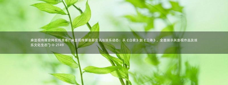 麻豆传媒剧情官网：麻豆视传媒官网在线观看(\
