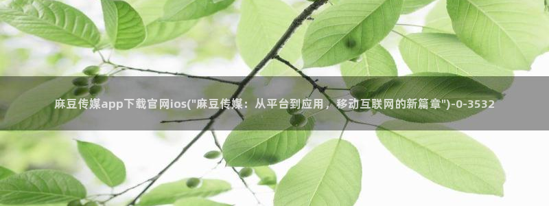 艾秋麻豆果冻传媒官网：麻豆传媒app下载官网ios(\