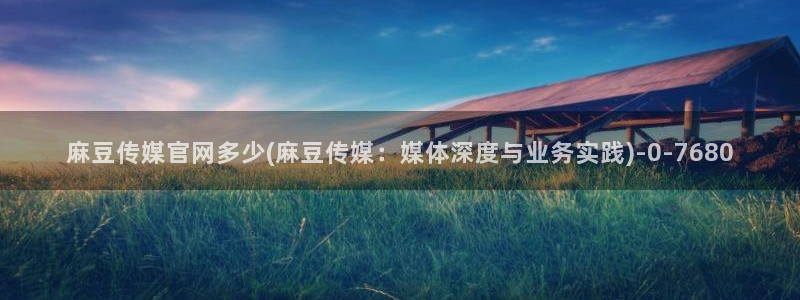 麻豆官网传媒入口：麻豆传媒官网多少(麻豆传媒：媒体深度与业务实践)